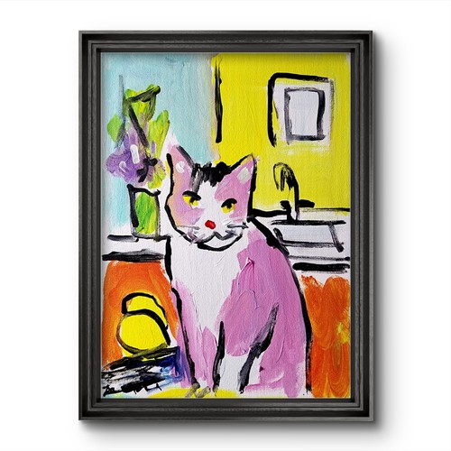 Aleph originale arte gatto - aleph,