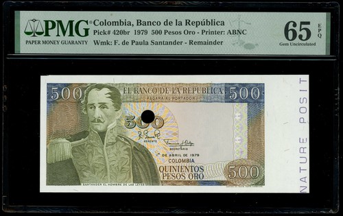 Colombia 500 pesos oro - 500,