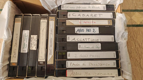 Vhs videocassette - vhs,