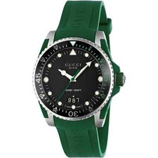 Orologio Gucci Dive YA136310 40MM Uomo Gomma Verde