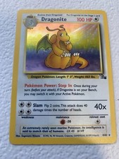 Dragonite 4/62 Fossil Holo