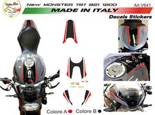 Kit adesivi per nuova Moto Ducati Monster 797/821/1200 2018 "V641"