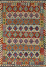 Geometric Kilim Rugs Wool