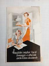Depliant Pubblicitario Formaggio Savoia Ferrari Brescia 1933