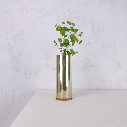 Brass vase military - brass,
