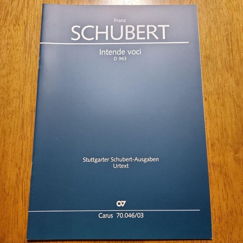 Schubert intende voci - intende,