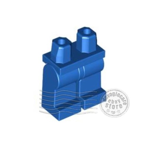 Lego 970c00 gambe omino blu - 1x,