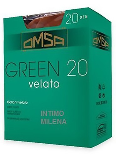 Collant omsa green den - collant,