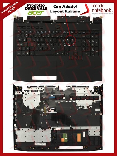 Tastiera con top case - top,