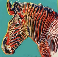 Andy Warhol litografia “Grevy’s Zebra” – Edizione Limita