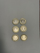 Lotto di 6 monete da 1 euro