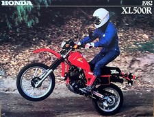 1982 Honda XL500R 4-page sales
