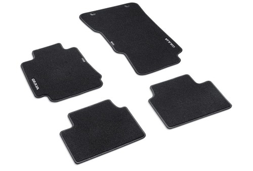 Set tappetini velluto nero - set,