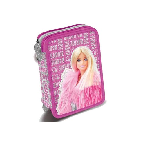 Astuccio triplo zip barbie - triplo, 3