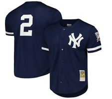 Maglia baseball Mitchell & Ness New York Yankees #2 nuova uomo taglie 130€