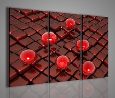 QUADRI MODERNI RED BALL QUADRO