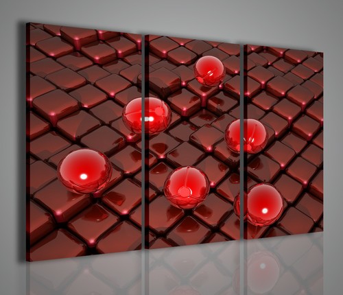 Quadri moderni red ball quadro - moderni,