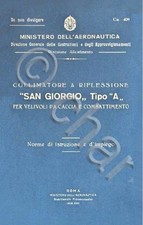 AERONAUTICA STRUMENTI Collimatore S.GIORGIO A 1938 CA409 Manual DVD