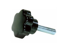 VOLANTINO MANOPOLA POMELLO CON VITE ACCIAIO 6 LOBI MASCHIO VARIE MISURE (27861V)