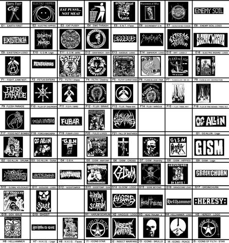 Patch punk crust - -,