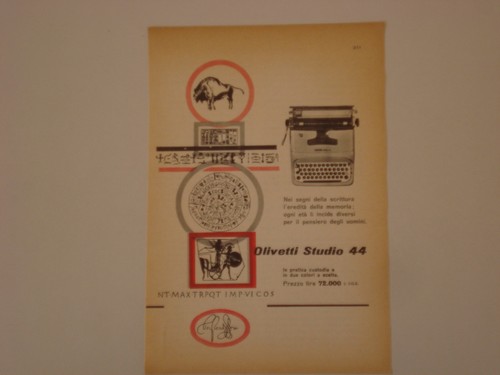 Advertising pubblicità 1958 - pubblicità,