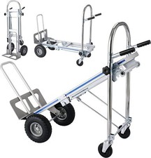 Carrello piattaforma pieghevole scala scalatore scala scala camion manuale alluminio convertibile resistente