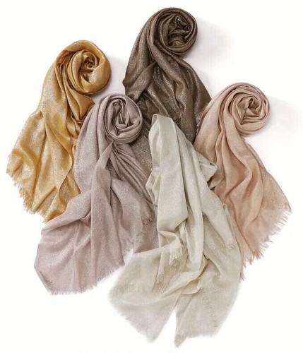 Sciarpa donna filo glitter