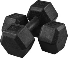 Set Di 2 Manubri Esagonale per