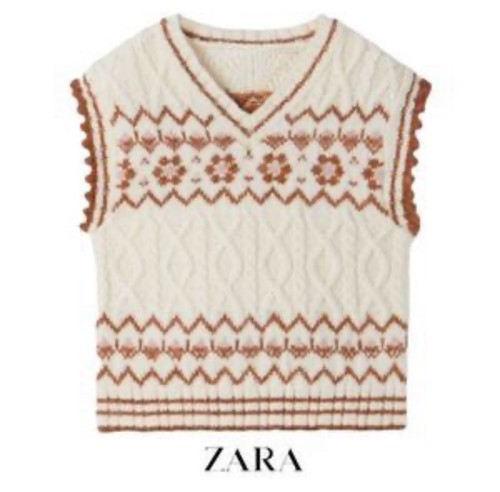 Zara girl jacquard maglia - zara,
