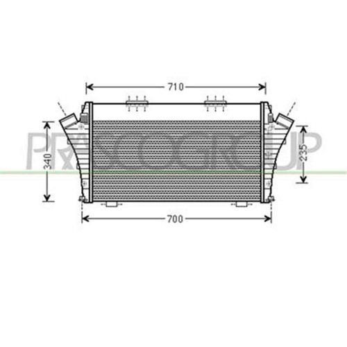 Intercooler per fiat croma dal - per,