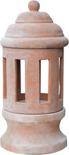 Lanterna Da Esterno in Terracotta 65X30X30 Cm | Lanterne Da Esterno Portacandele