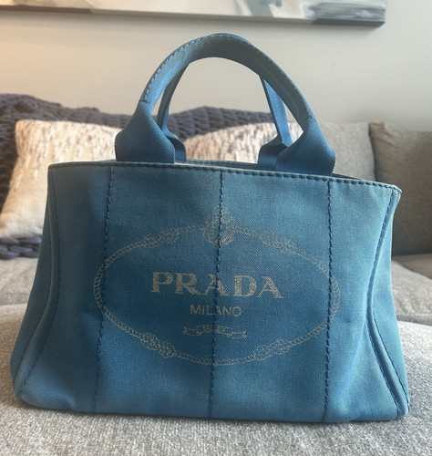 Borsa prada blu - borsa, aqua