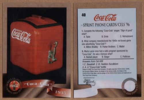 Coca cola 1996 cel - 2, cassa