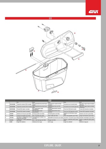 Givi z22cnsxm coperchio - z22cnsxm,