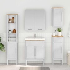 vidaXL Armadio da bagno a muro