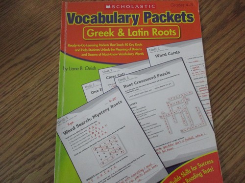 Vocabulary packets greek - vocabulary, &