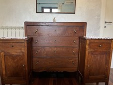 Set Comò E Comodini In Legno Di Ciliegio