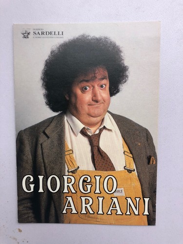 Autografo giorgio ariani - autografo,