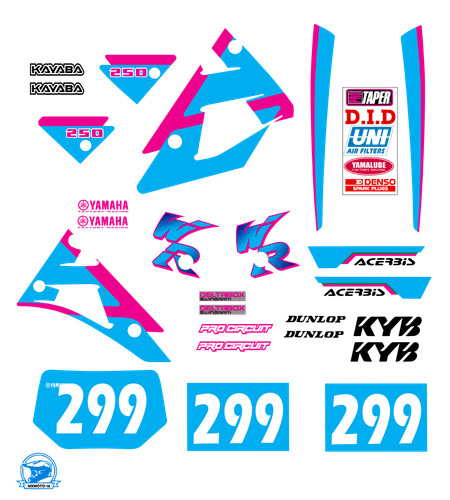 Yamaha 250 1993 decal - yamaha,