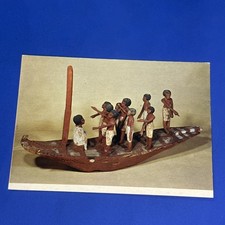 MODELLO DI NAVE IN LEGNO MUSEO EGIZIO TORINO - Cartolina Vintage