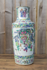 Vaso rosa/verte famiglia