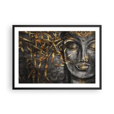 Poster 70x50cm Buddha Oro
