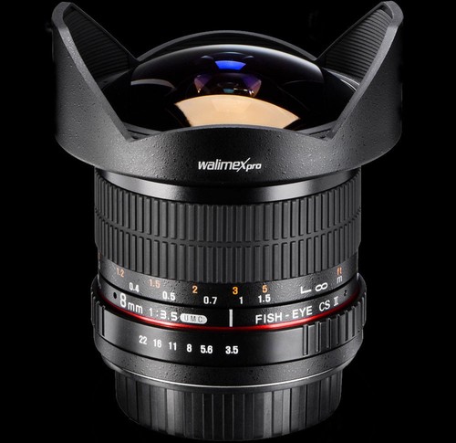 Obiettivo fisheye 8mm - obiettivo,
