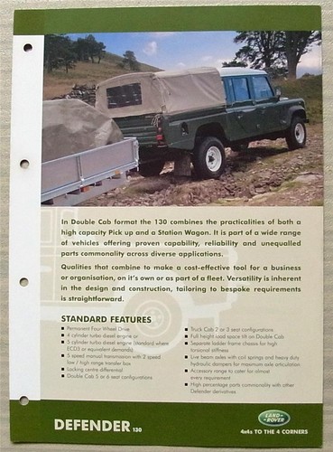 Land rover defender 130 doppia - 130,