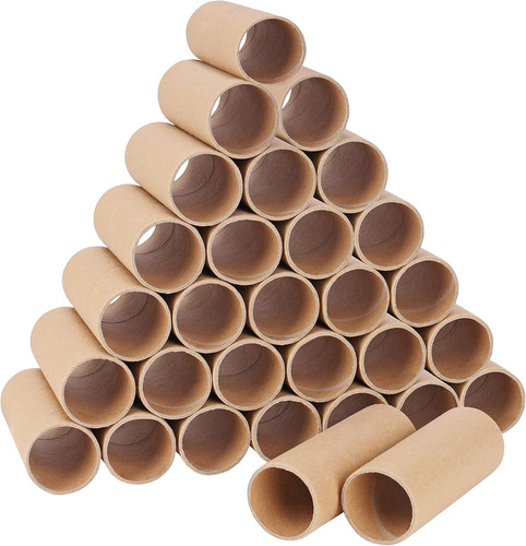 Tubi cartone decorare - cartone, kraft