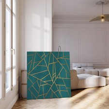 Quadro di arte del modernariato Stampa oro Fokker su canvas idee decoro parete