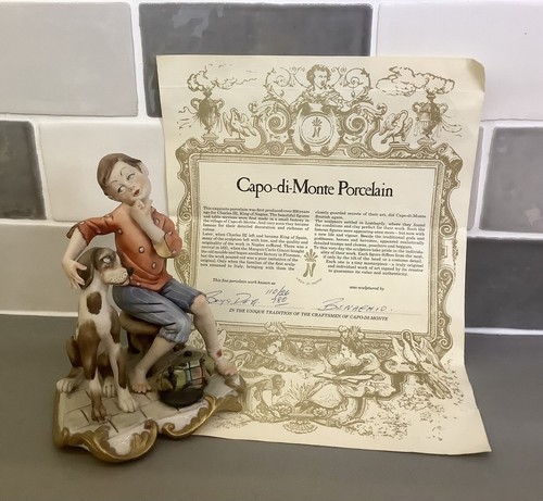 Capodimonte porcelain figurine - porcelain,