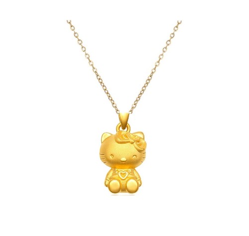 Collana catena pendente gatto