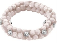 Bracciale silicone panna