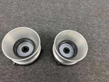 2 X ADATTATORE NAB originale Revox con calici in alluminio argento B77 PR 99